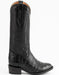 Ferrini Men's Dakota Belly Caiman Western Boots - Round Toe Handcrafted Black