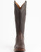 Ferrini Men's Dakota Belly Caiman Western Boots Square Toe Handcrafted Chocolate