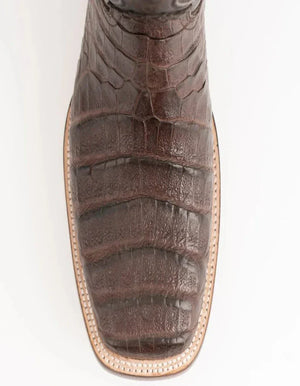 Men's Genuine Exotic Animal Skin Ferrini Hornback Crocodile Card Holder by Ferrini USA - Image 2