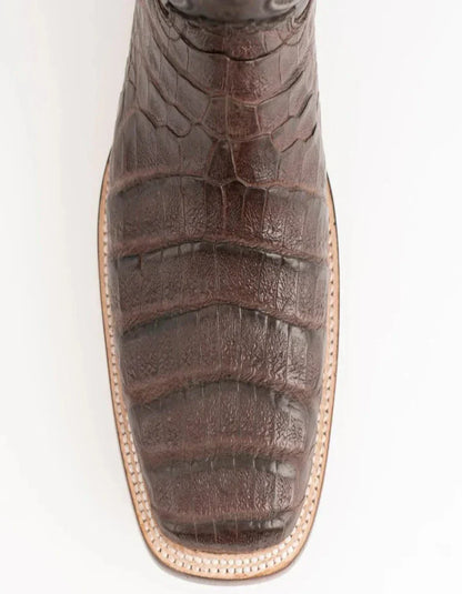 Men's Genuine Exotic Animal Skin Ferrini Hornback Crocodile Card Holder by Ferrini USA - Image 2