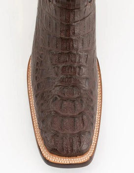 Men's Genuine Exotic Animal Skin Ferrini Hornback Crocodile Card Holder by Ferrini USA - Image 3