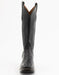 Ferrini Men's Dakota Hornback Caiman Western Boots - Square Toe Handcrafted Black