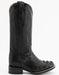 Ferrini Men's Dakota Hornback Caiman Western Boots - Square Toe Handcrafted Black