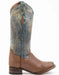 Ferrini Men's Morgan Smooth Ostrich Square Toe Boots Handcrafted - Kango Brown 1029307
