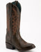 Ferrini Men's Remington Leather Round Toe Boots Handcrafted Chocolate