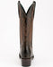 Ferrini Men's Remington Leather Round Toe Boots Handcrafted Chocolate