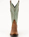 Ferrini Men's Santa Fe Leather Boots Handcrafted - Brandy