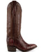 Ferrini Men's Stallion Alligator Belly Boots French Toe Handcrafted Chocolate 1074109