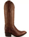 Ferrini Men's Stallion Alligator Belly Boots Narrow Square Toe Handcrafted Cognac 1077102