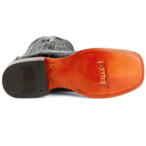 Men's Genuine Exotic Animal Skin Ferrini Hornback Crocodile Card Holder by Ferrini USA