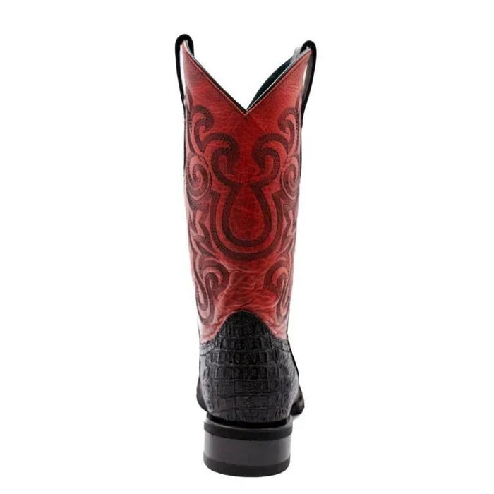 Men's Genuine Exotic Animal Skin Ferrini Hornback Crocodile Card Holder by Ferrini USA - Image 3