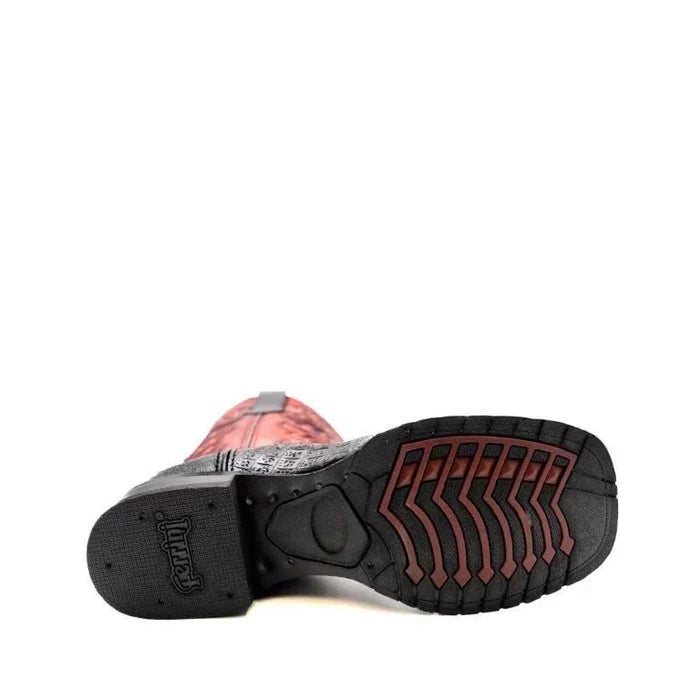 Men's Genuine Exotic Animal Skin Ferrini Hornback Crocodile Card Holder by Ferrini USA - Image 6