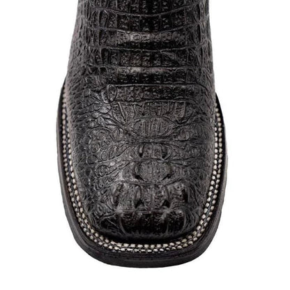 Men's Genuine Exotic Animal Skin Ferrini Hornback Crocodile Card Holder by Ferrini USA - Image 2