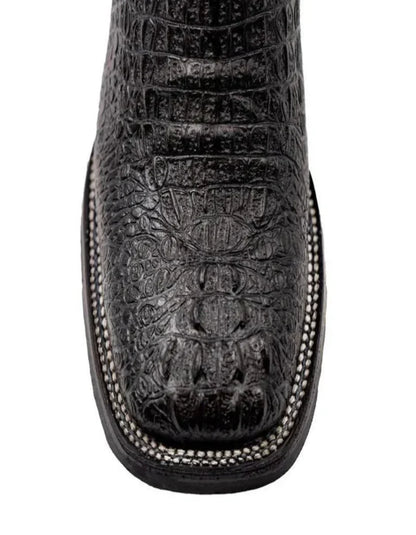 Men's Genuine Exotic Animal Skin Ferrini Hornback Crocodile Card Holder by Ferrini USA - Image 2