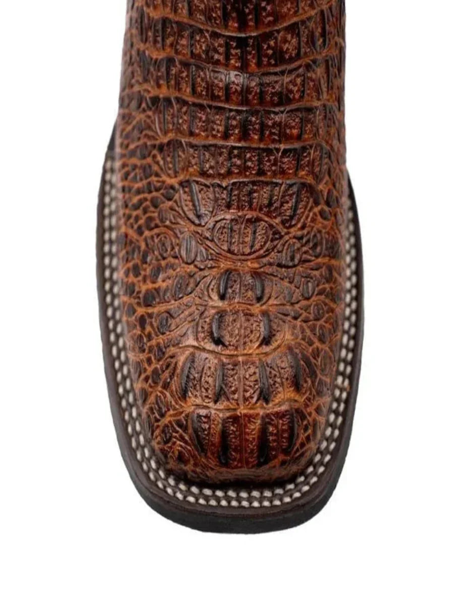 Men's Genuine Exotic Animal Skin Ferrini Hornback Crocodile Card Holder by Ferrini USA - Image 4