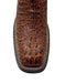 Ferrini Stampede Men's Print Crocodile Boots Handcrafted Sport Rust