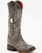 Ferrini Women's Bella Square Toe Boots Handcrafted - Grey/Smoke 8229349