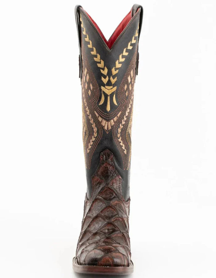 Men's Genuine Exotic Animal Skin Ferrini Hornback Crocodile Card Holder by Ferrini USA - Image 5
