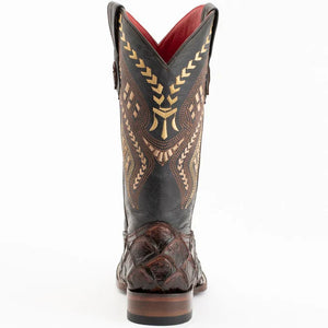 Men's Genuine Exotic Animal Skin Ferrini Hornback Crocodile Card Holder by Ferrini USA