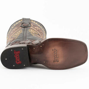 Men's Genuine Exotic Animal Skin Ferrini Hornback Crocodile Card Holder by Ferrini USA