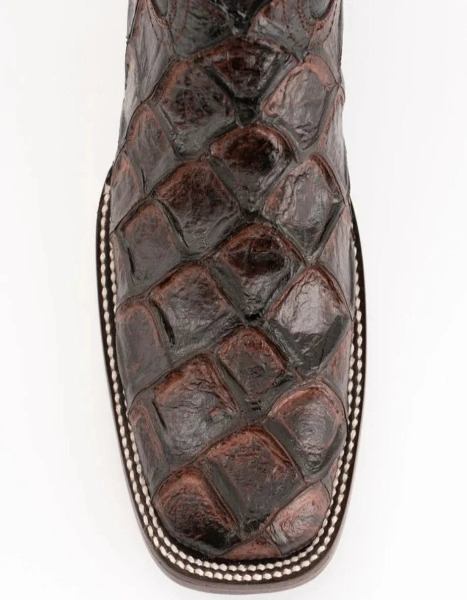 Men's Genuine Exotic Animal Skin Ferrini Hornback Crocodile Card Holder by Ferrini USA - Image 2