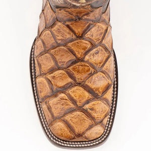 Men's Genuine Exotic Animal Skin Ferrini Hornback Crocodile Card Holder by Ferrini USA