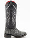 Ferrini Women's Cleopatra Square Toe Boots Handcrafted - Silver