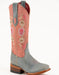 Ferrini Women's Lilah Square Toe Boots Handcrafted - Dusty Blue 8129326