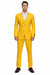 FESTIVE Colorful Alberto Nardoni Men'S Vested 3 Piece Suit Yellow