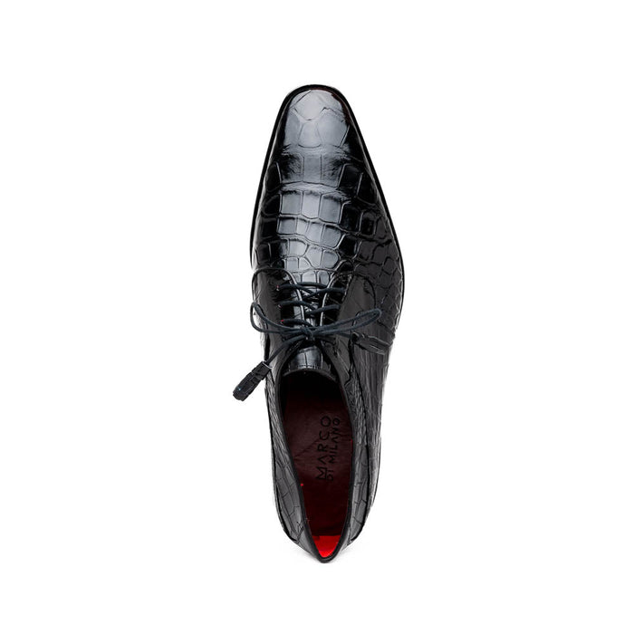Marco Di Milano Fitipaldi Alligator Derby Black