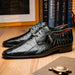 Marco Di Milano Fitipaldi Olive Leather Shoe