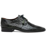 Marco Di Milano Fitipaldi Olive Alligator Derby Shoe