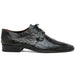 Marco Di Milano Fitipaldi Olive Alligator Derby Shoe