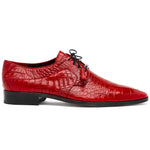 Marco Di Milano Fitipaldi Red Alligator Derby Shoe