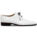Marco Di Milano Fitipaldi  White Alligator Derby Shoe
