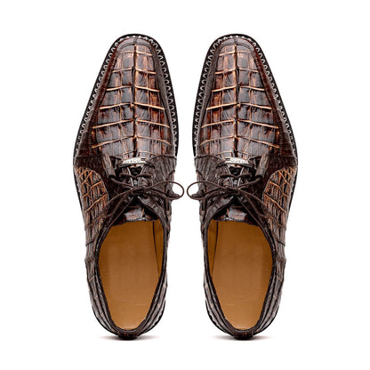 Marco Di Milano Caribe Rustic Orix Brown Leather Loafer