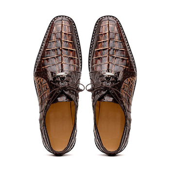 Marco Di Milano Caribe Rustic Orix Brown Leather Loafer