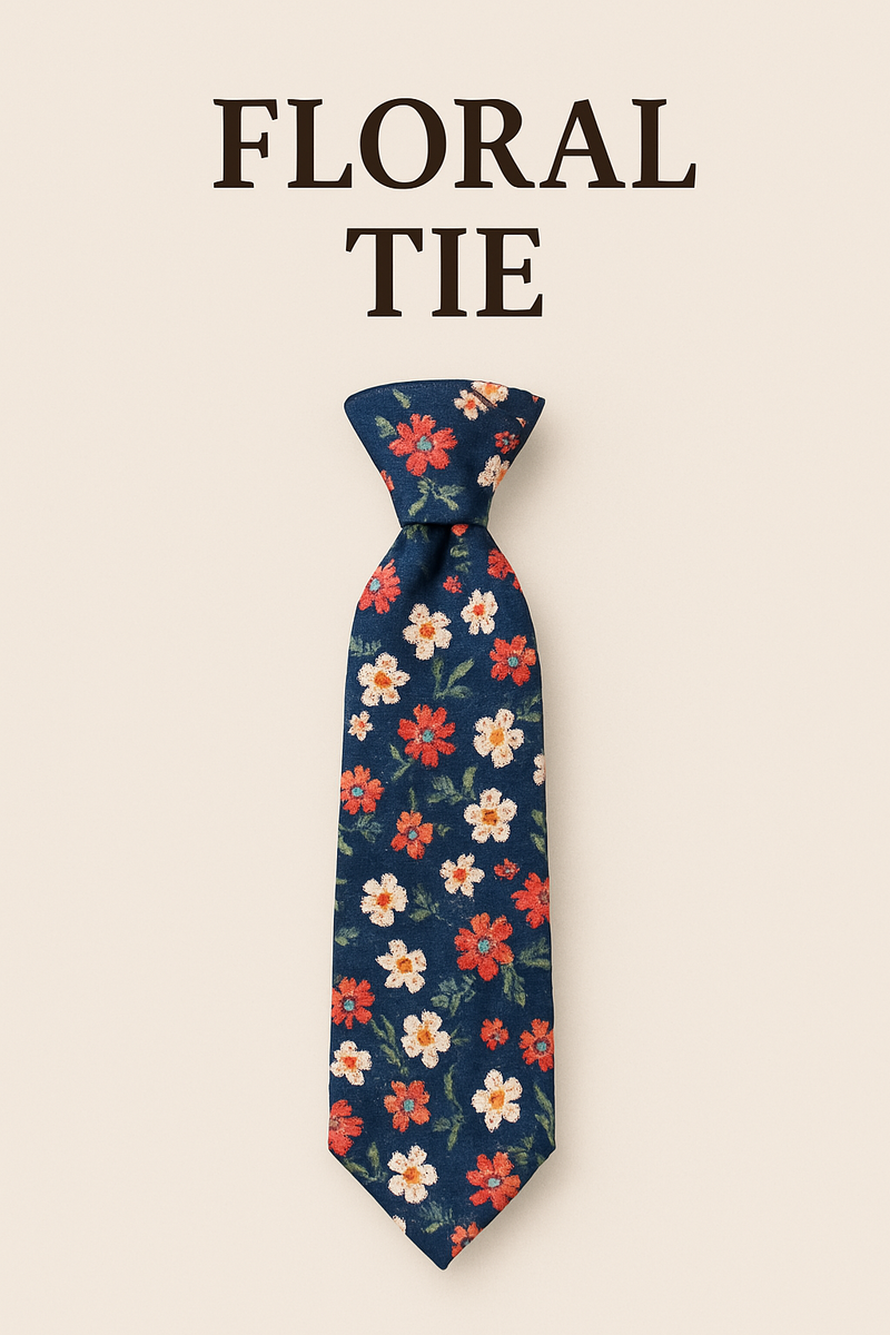 floral tie