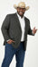 Mens Black Pinstripe Western Blazer – Classic Cowboy Style Jacket for Business, Formal and Smart Casual Wear