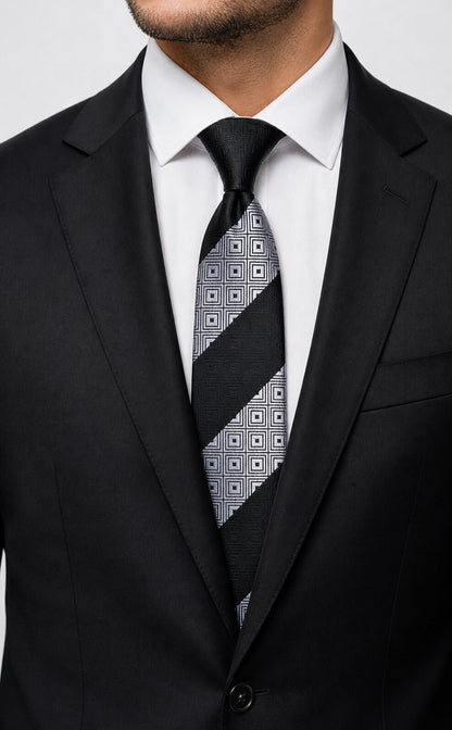 Rossi Man Tie and Pocket Round RMR456-3