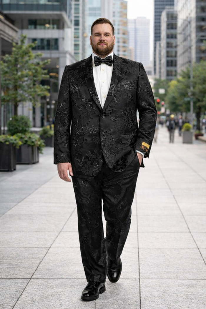 Big and Tall Mens Tuxedos Jacket - Big And Tall Formal Wear - Bowties Included - For Big Guys - Image 7