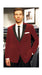 Velvet Velour Formal Sport Coat Two Tone Trimming Notch Collar Black and  Burgundy ~ Maroon Suit ~ Wine Color Men's blazer Burgundy Tuxedo