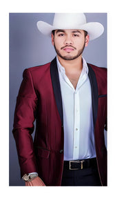 Men's Tuxedo Burgundy ~ Wine ~ Maroon Color Sharkskin Shiny Shawl Collar  Blazer ~ Sport Coat Jacket Burgundy Tuxedo