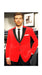 Velvet Blazer - Mens Velvet Jacket Velvet Velour Cheap Priced For Men Formal Tuxedo Jacket Sport Coat Two Tone Trimming Notch Collar  - Red Tuxedo