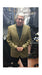 Men'S 2 Button Gold Mustard Bijan Color Mini Weave Pattern Blazer Sport Coat
