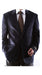 Two Button Slim Fit 100% Cotton Corduroy Sport Coat Navy