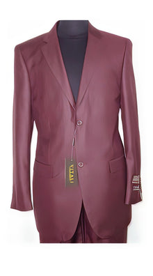 Big and Tall Size 56 to 72 2-Button Suit Textured Patterned Sport Coat Fabric Burgundy ~ Maroon Suit  ~ Wine Color Burgundy Suit