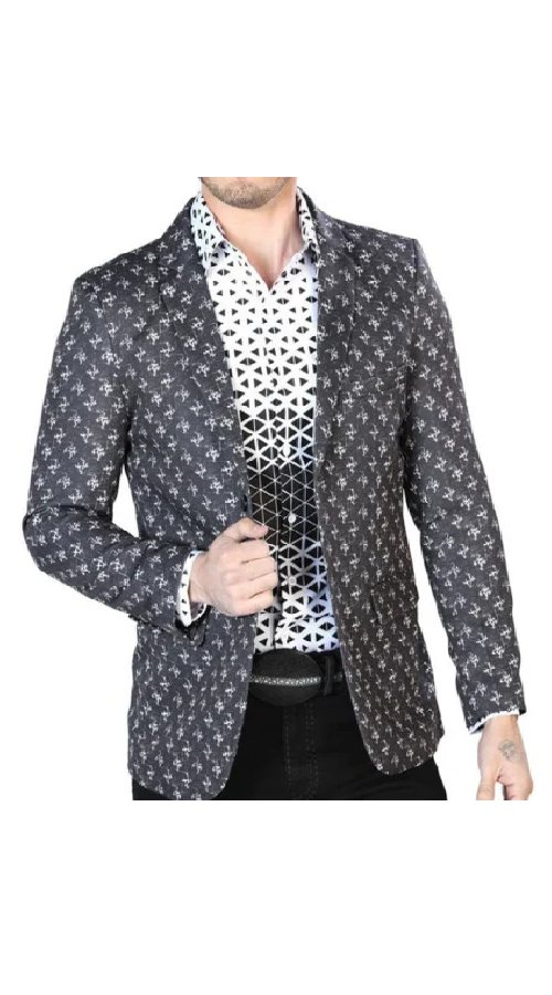 Saco Vaquero para Hombre El Señor de los Cielos Color Negro main image 1