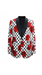 Men's Fashion Shawl Lapel Matching Bow Tie White Sport Coat Blazer