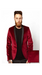 Men'S Dinner Jacket Black And Burgundy ~ Wine ~ Maroon Suit & Black Lapel Fashion Tuxedo For Men Burgundy Tuxedo